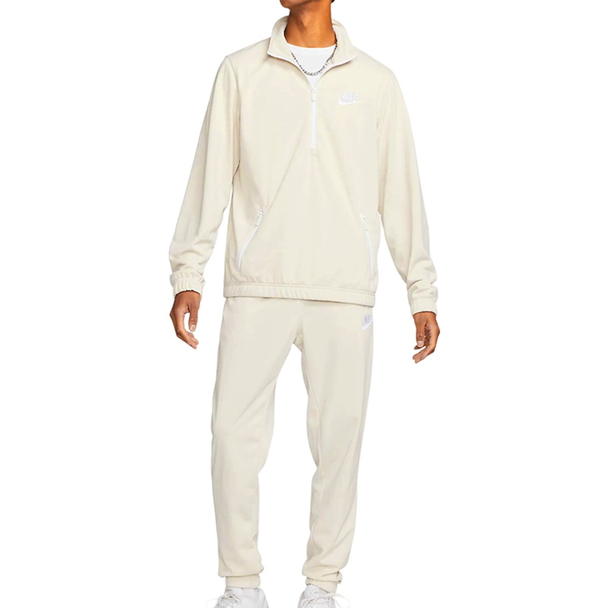 NIKE - Sudadera Nike Sportswear Sport Essentials-Beige