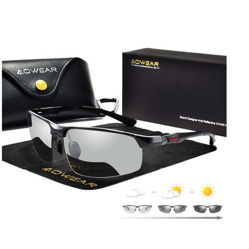 NAOW - Gafas sol hombre fotocromaticas  UV400  Modelo A7090