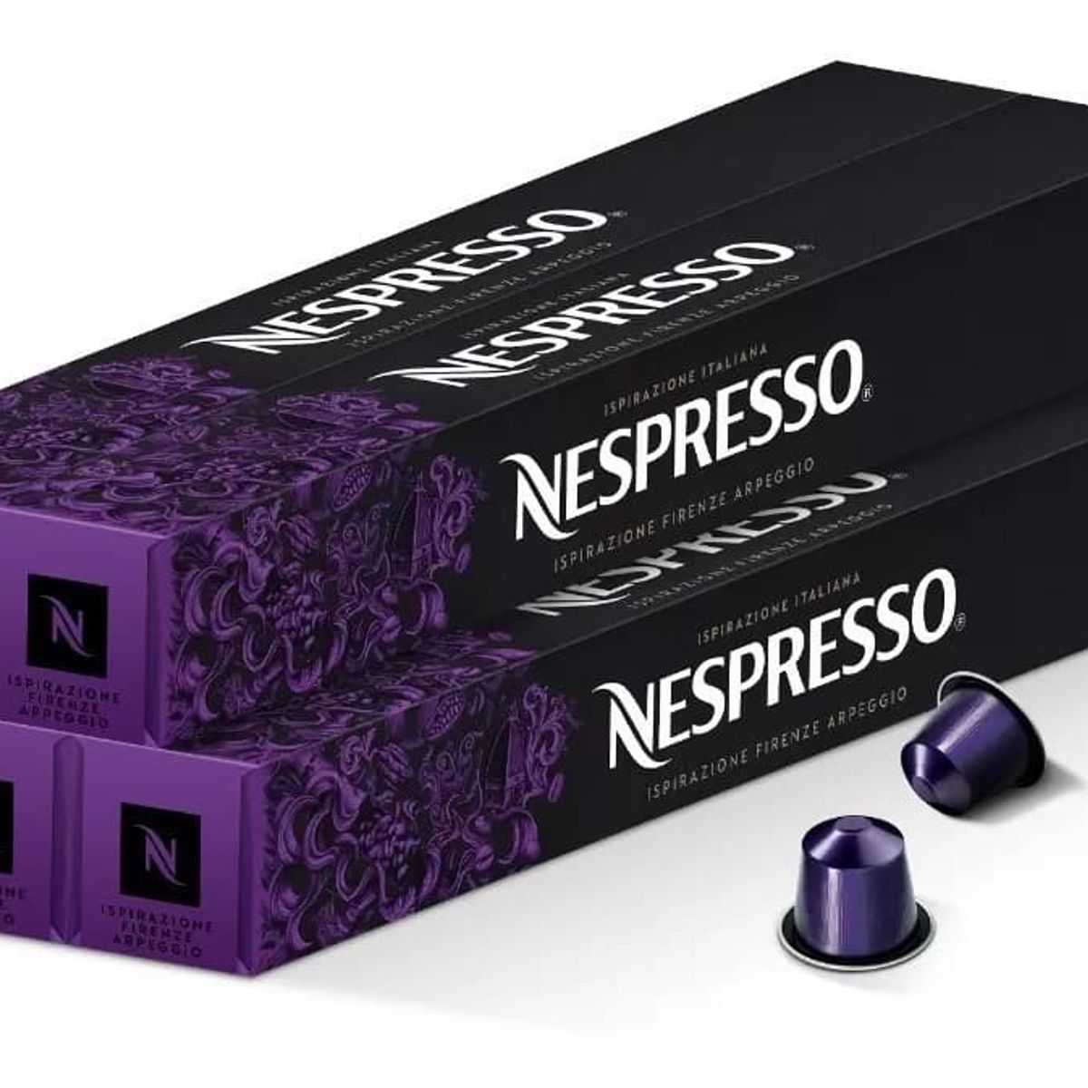 NESPRESSO - Pack Ispirazione Italiana Arpeggio x 50 Cápsulas de Café Original Nespresso