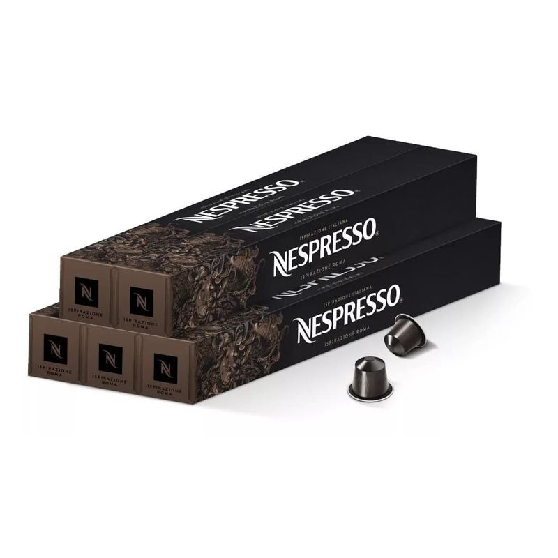 NESPRESSO - Pack Ispirazione Roma x 50 Cápsulas de Café Original Nespresso