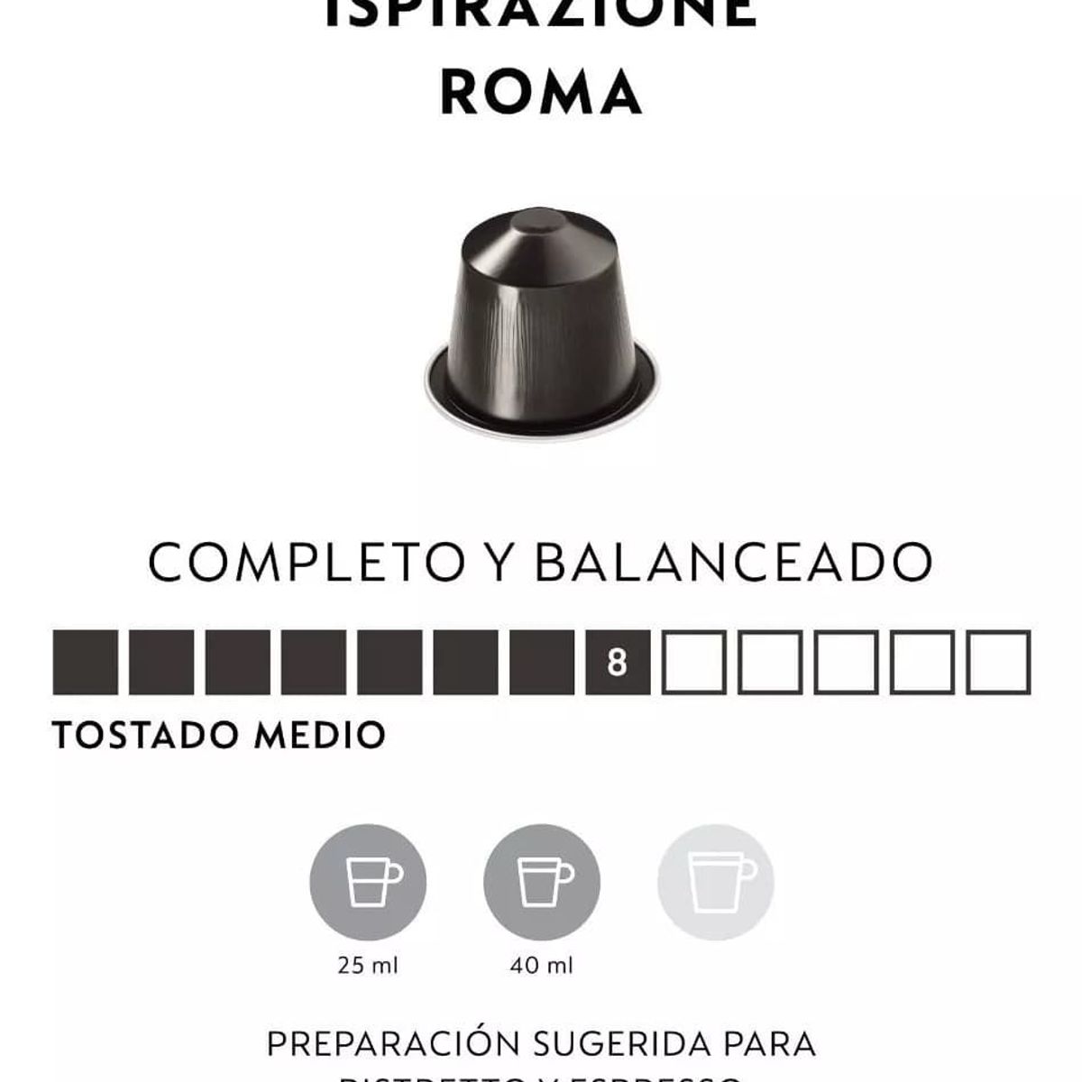 NESPRESSO - Pack Ispirazione Roma x 50 Cápsulas de Café Original Nespresso