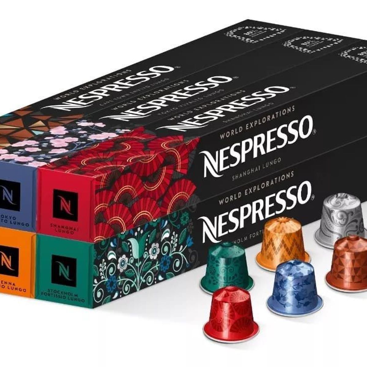 NESPRESSO - Pack World Explorations x 60 Cápsulas de Café Original Nespresso
