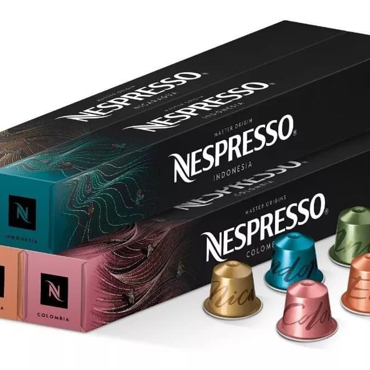 NESPRESSO - Pack Master Origin x 50 Cápsulas de Café Original Nespresso