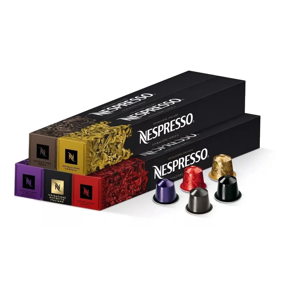 NESPRESSO - Pack Ispirazione Italiana x 50 Cápsulas de Café Original Nespresso