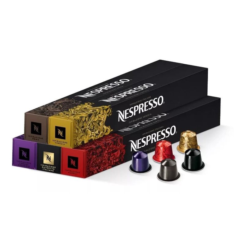 NESPRESSO - Pack Ispirazione Italiana x 50 Cápsulas de Café Original Nespresso