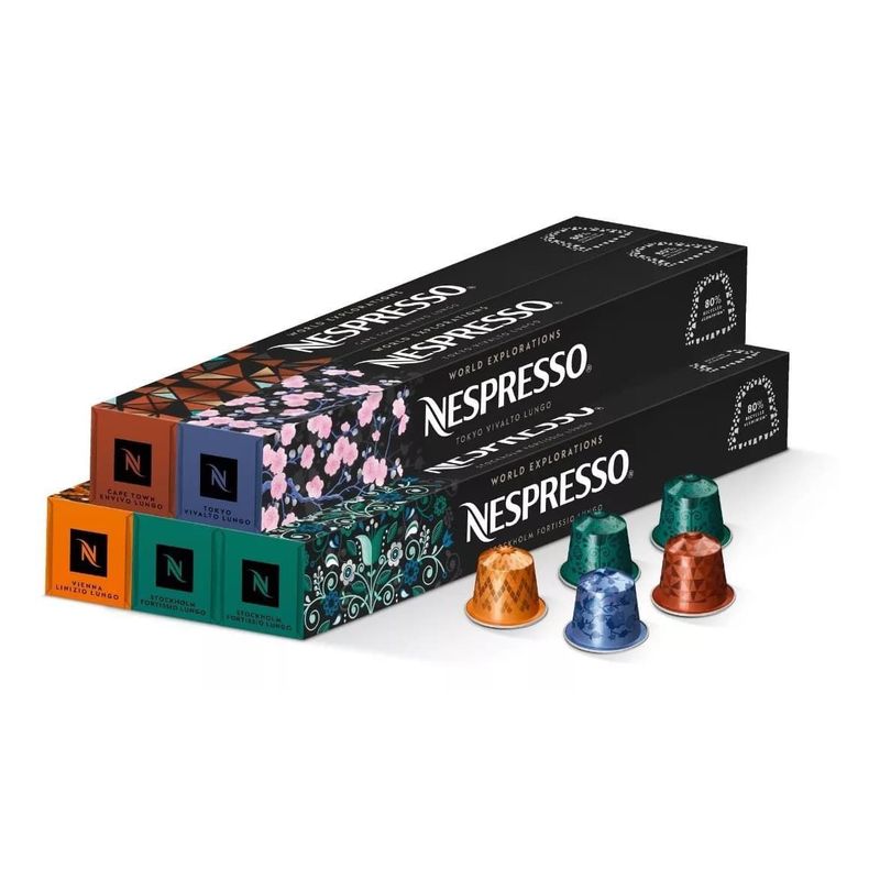 NESPRESSO - Pack Lungo x 50 Cápsulas de Café Original Nespresso