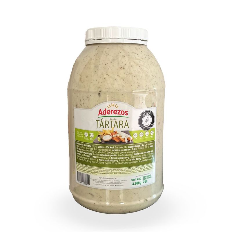 ADEREZOS - Salsa Tártara Aderezos X 3900g
