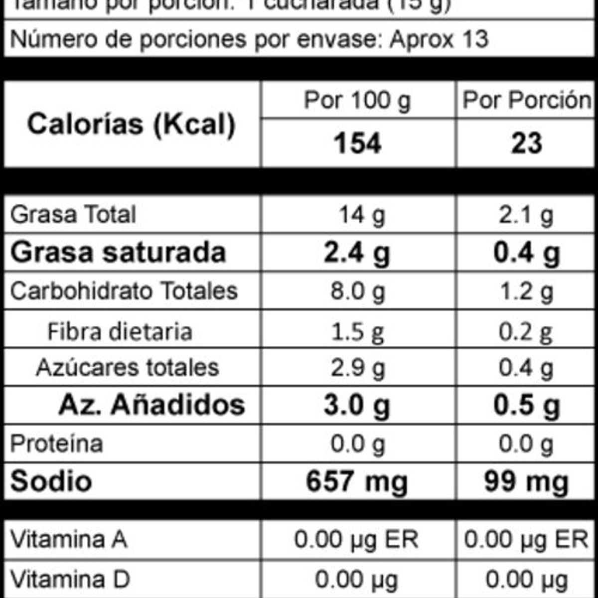 ADEREZOS - Salsa Tártara Aderezos X 3900g