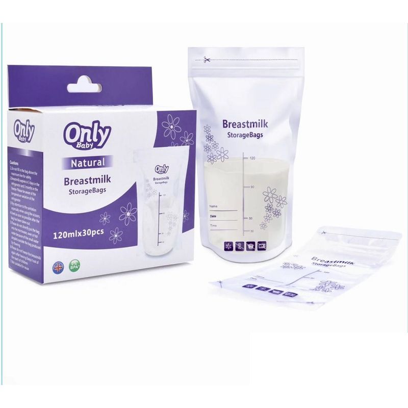 GENERICO - Bolsa recolectora leche materna 120ml x 30 uds