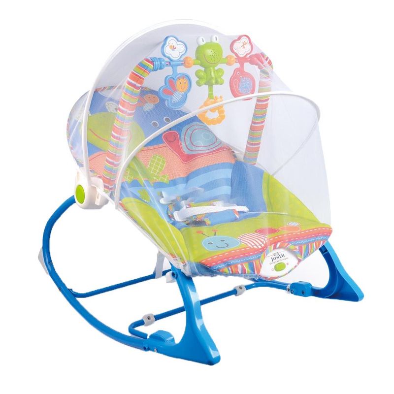 JON DI GROUP SAS - Silla Mecedora Vibradora Musical para Bebe 3 en 1 Mosquitero