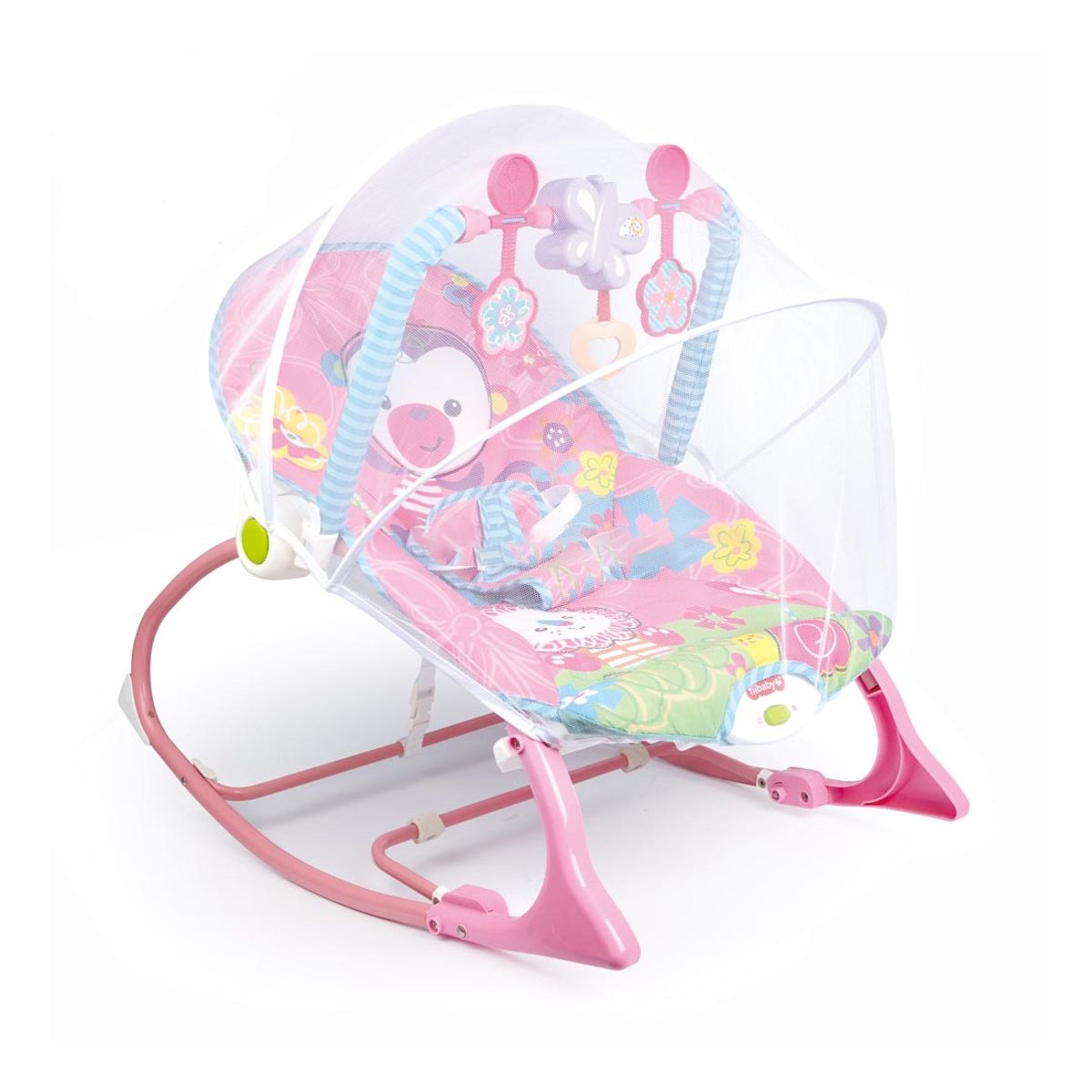 JON DI GROUP SAS - Silla Mecedora Vibradora Musical para Bebe 3 en 1 Mosquitero