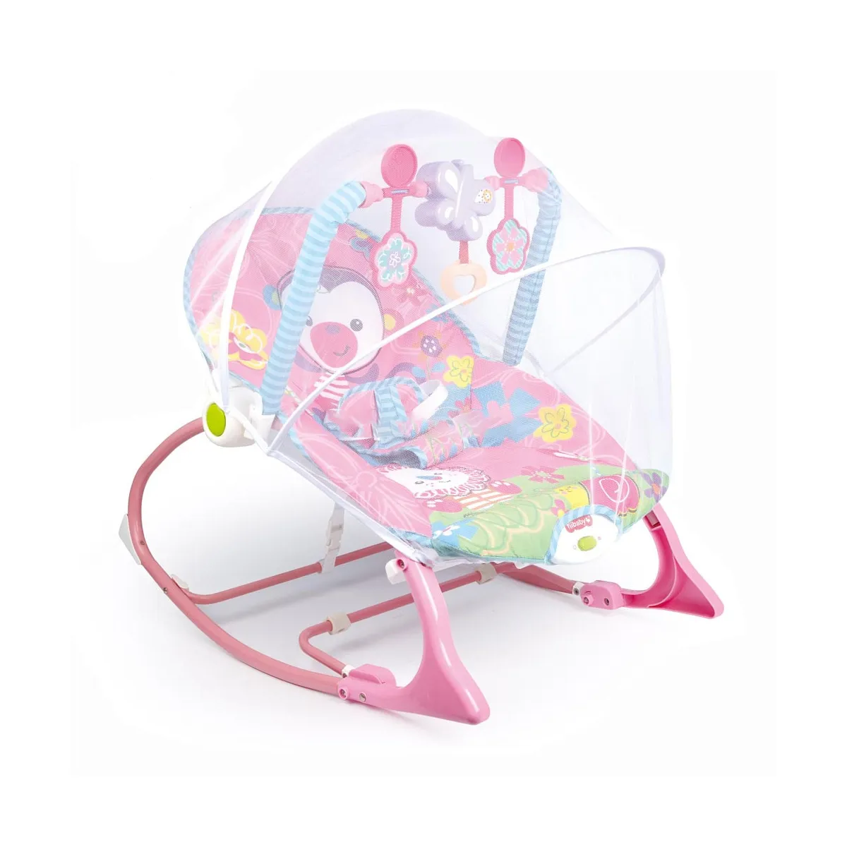 JON DI GROUP SAS - Silla Mecedora Vibradora Musical para Bebe 3 en 1 Mosquitero