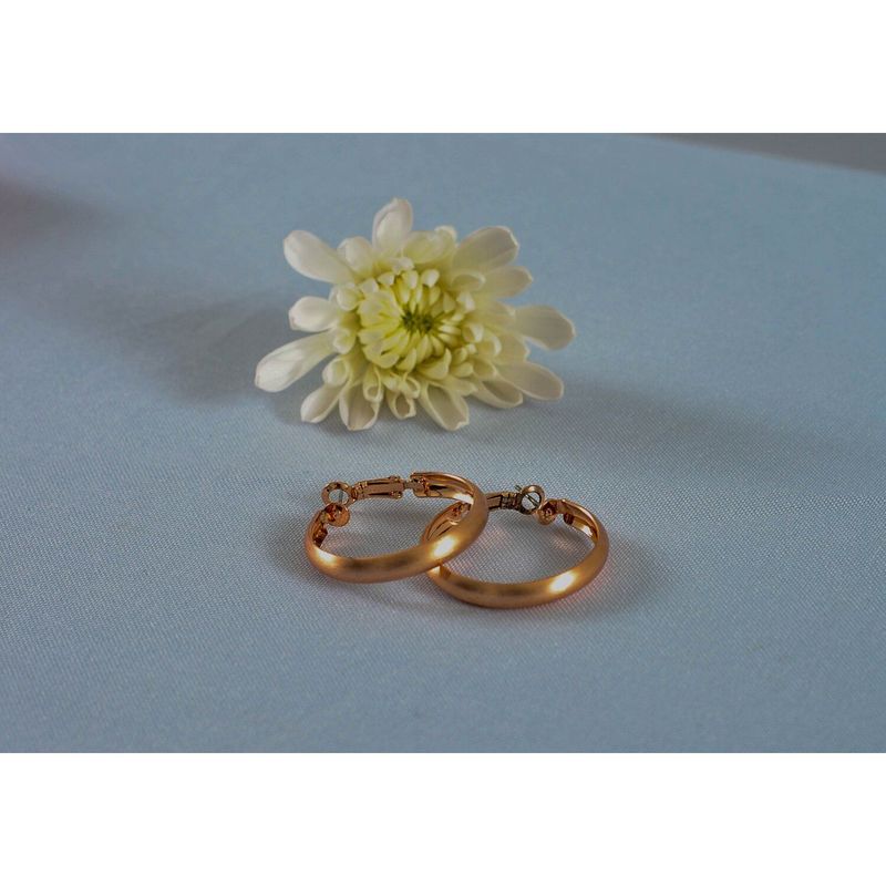 VERAMOREST - Aretes Argollas Rosa_.