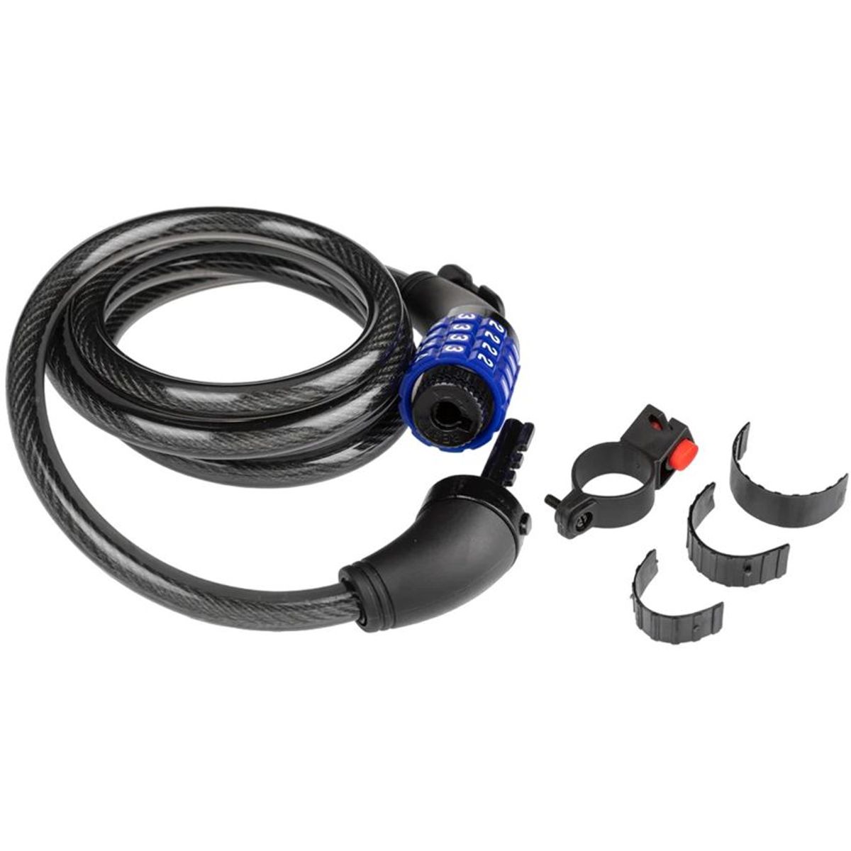 GW - Candado de seguridad gw guaya bicicleta con clave 4 dígitos