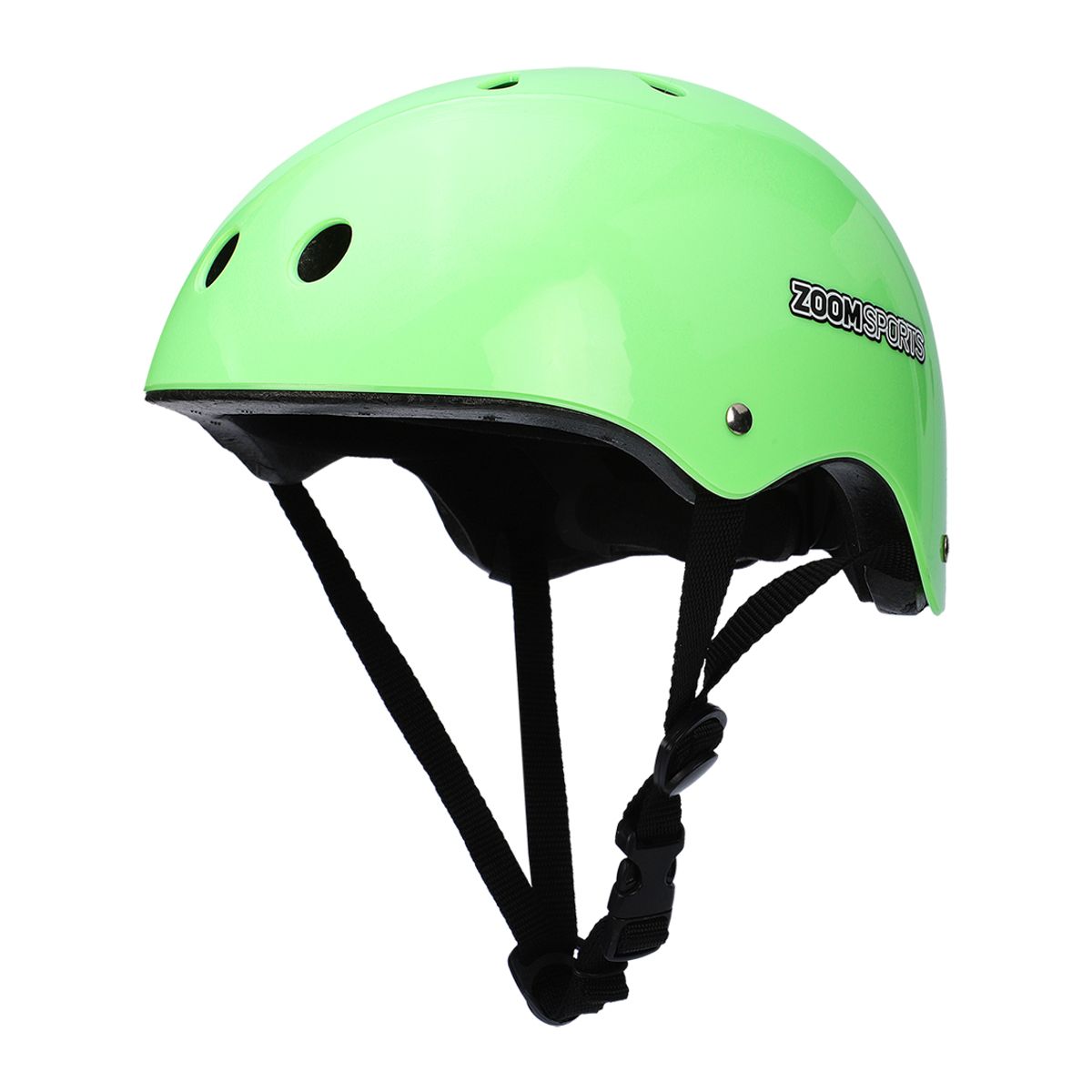 ZOOM SPORT - Casco Bicicleta Skate y Patinaje Verde Talla S 50-54 cm