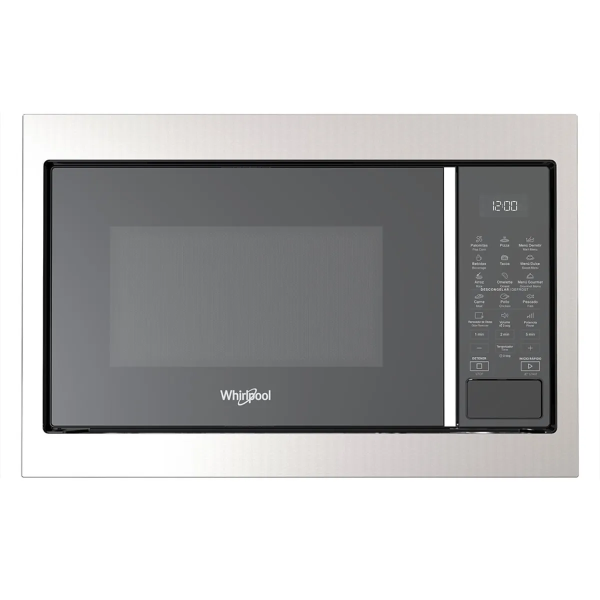 WHIRLPOOL - Microondas Whirlpool Con Trimkit Gris