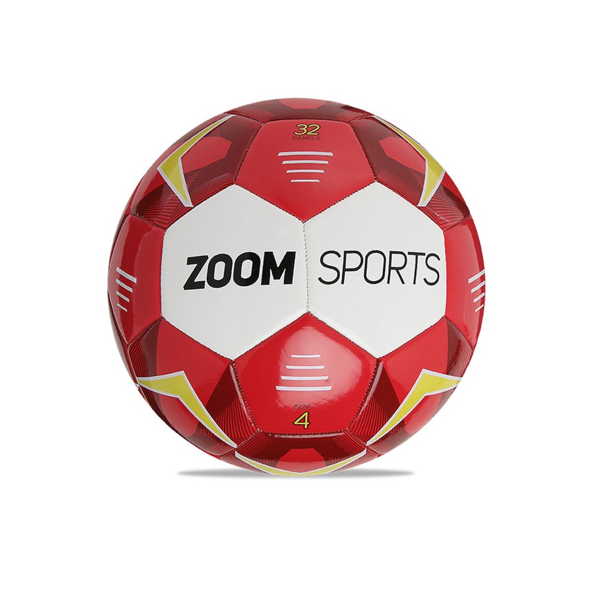 ZOOM SPORT - Balon de Futbol Sala Academy Quatro N°4 Rojo - ZOOM SPORTS