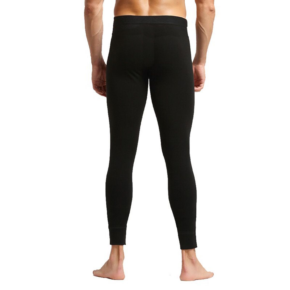 FRIOLENTA - Pantalon Térmico Primera Capa Frio invierno Fleece Polar - Negro