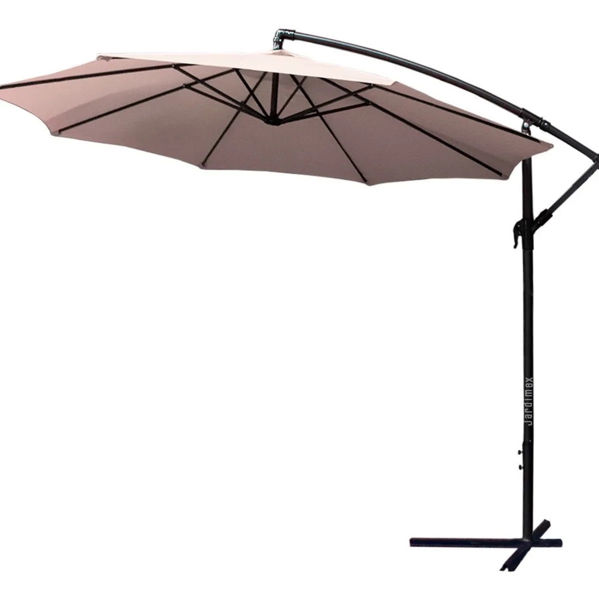 JARDIMEX - Sombrilla Parasol Para Jardin Quitasol Lateral De Aluminio 3 Metros Jardimex