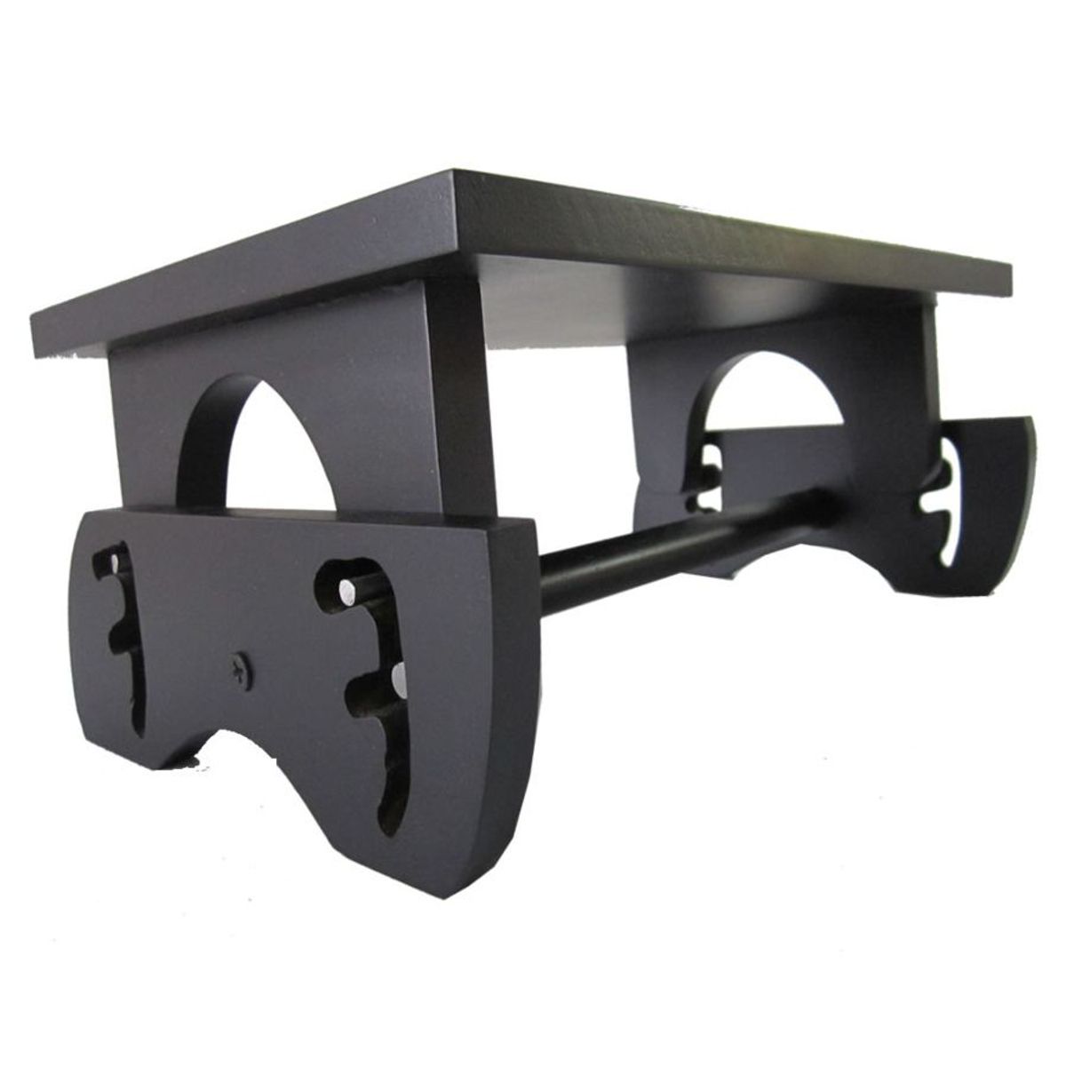 GENERICO - Soporte base eleva monitor 3 posiciones para pc.