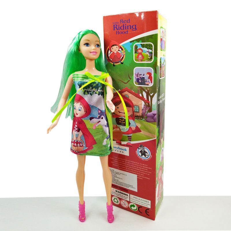 GENERICO - Muñeca cuentos infantiles Caperucita Roja