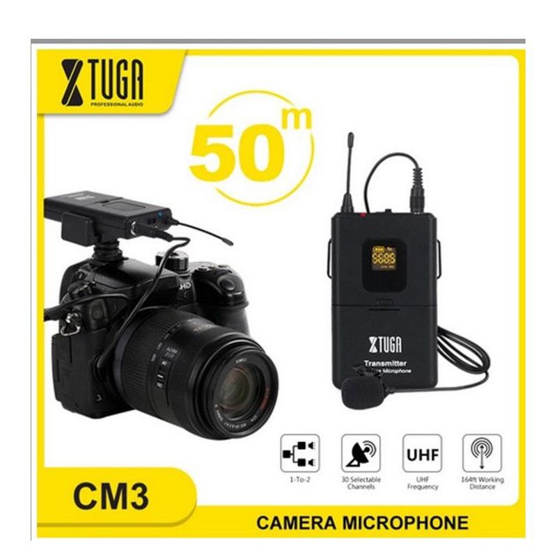 GENERICO - Microfono inalambrico solapa XTUGA para Camaras de Video Celulares