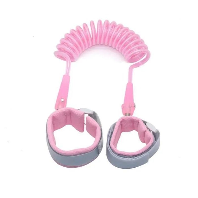 GENERICO - Manilla Brazalete  Anti perdida 1.5 Metros para niños - Rosado