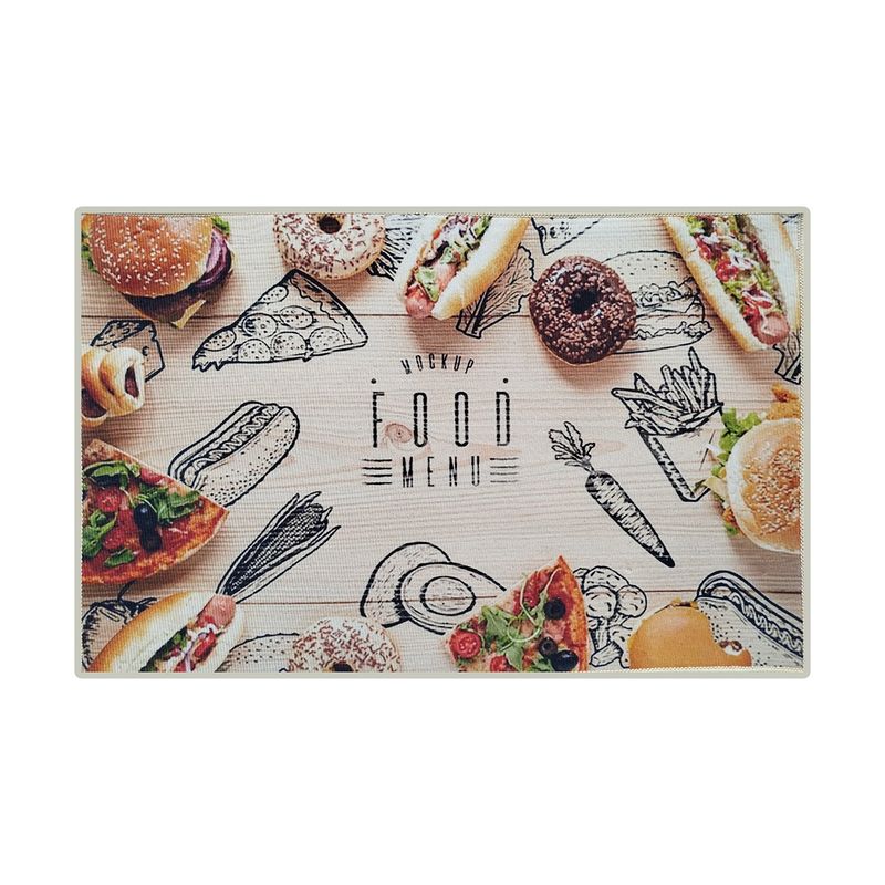 DIB - Tapete para Cocina DIB Antideslizante Poliéster 40 x 60 cm Rectangular Café