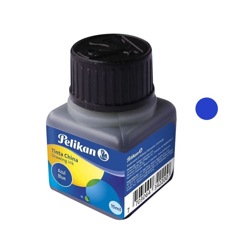 PELIKAN - Tinta China Pelikan X 15 Ml Color Azul