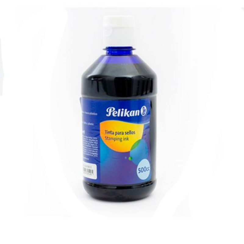 PELIKAN - Tinta Para Sellos En Frasco Pelikan Color Azul X 500 C.C