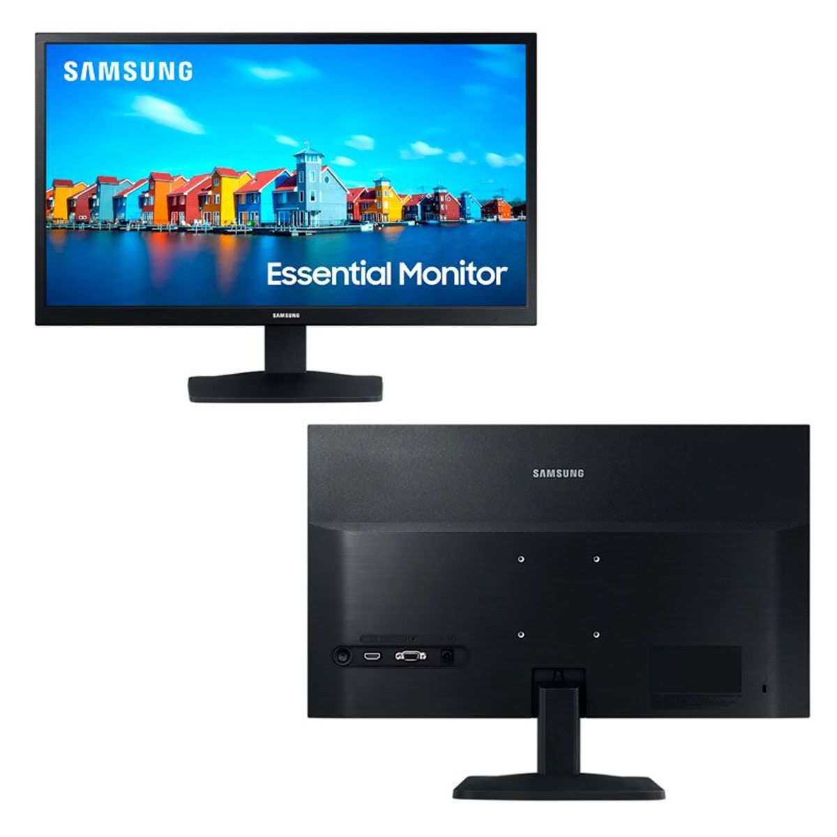 SAMSUNG - Monitor Samsung Ls22a33anhlxzl 22 Pulg Led Negro Plano