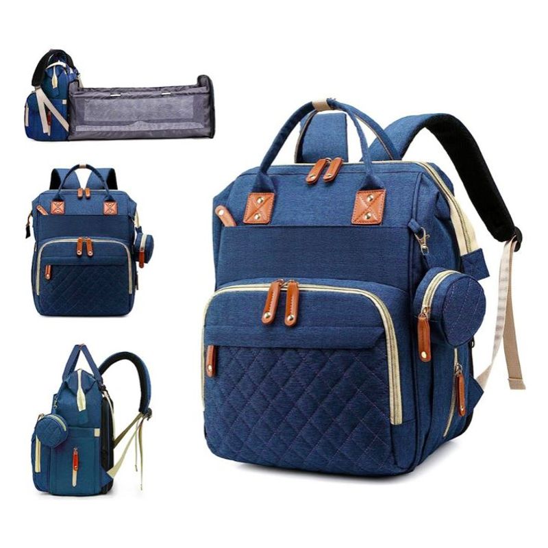 GENERICO - Pañalera Morral Multifuncional Bolsillos Termicos Y Usb