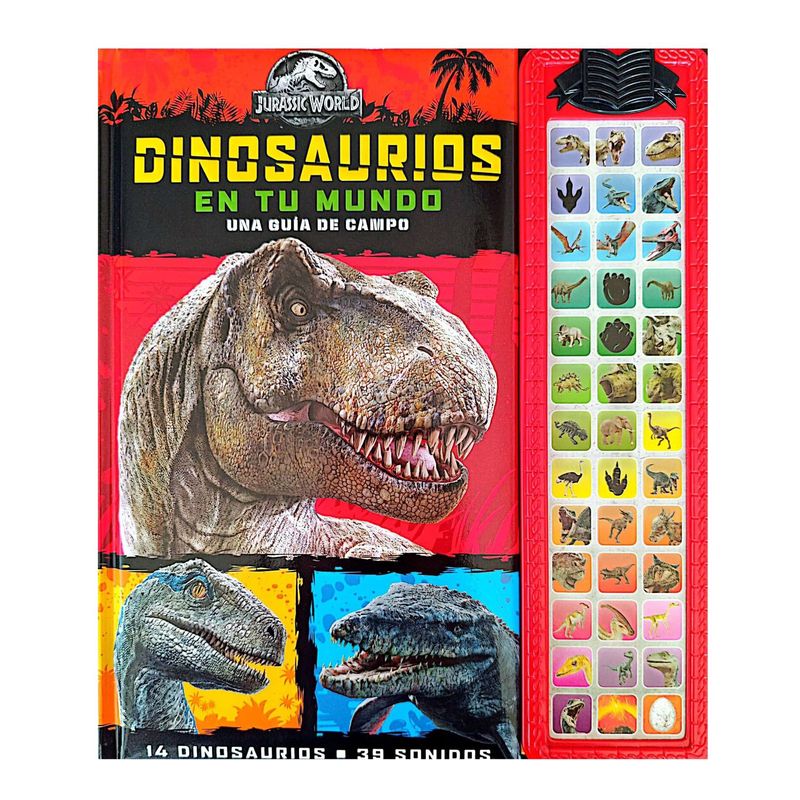 JUGANDO Y EDUCANDO - Libro Interactivo Dinosaurios En Tu Mundo Para Niños