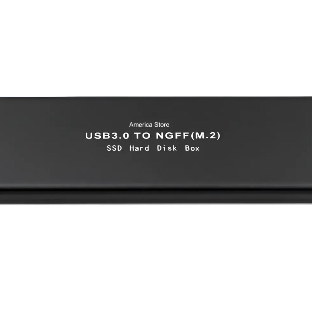 GENERICO - Caja Externa Case Disco Ssd M2 A Usb 3.0 + Cable + Atornilla - Negro