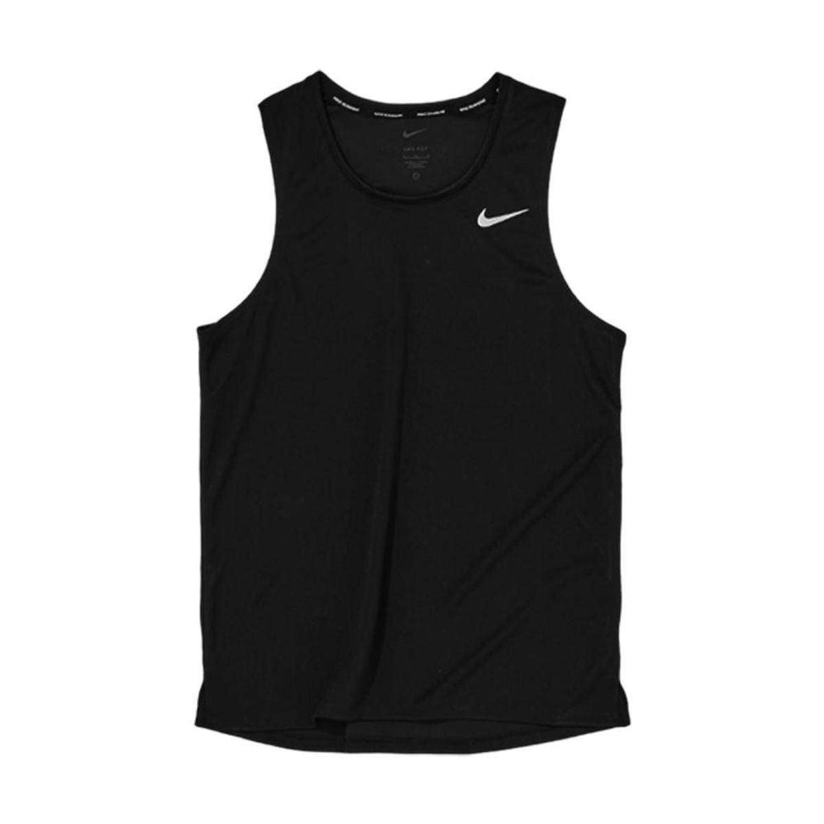 NIKE - Camiseta Esqueleto Nike Dri-Fit Miler Tank-Negro
