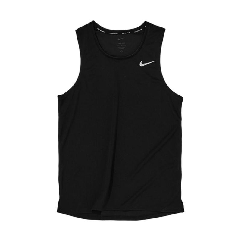 NIKE - Camiseta Esqueleto Nike Dri-Fit Miler Tank-Negro