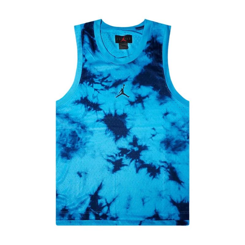 NIKE - Camiseta Esqueleto Jordan Dri-Fit Aop Mesh-Azul_.