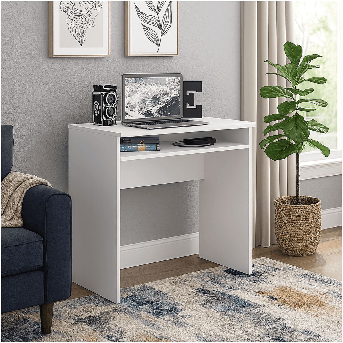 MUEBLES 2020 - Escritorio Bonn Blanco