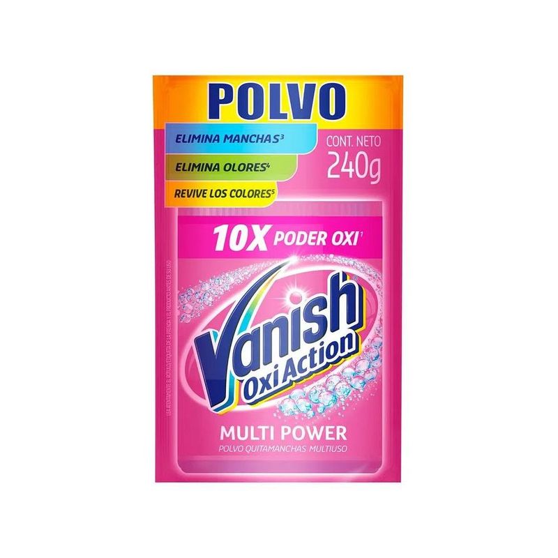 VANISH - Vanish Desmanchador en Polvo Rosa 240 Gramos