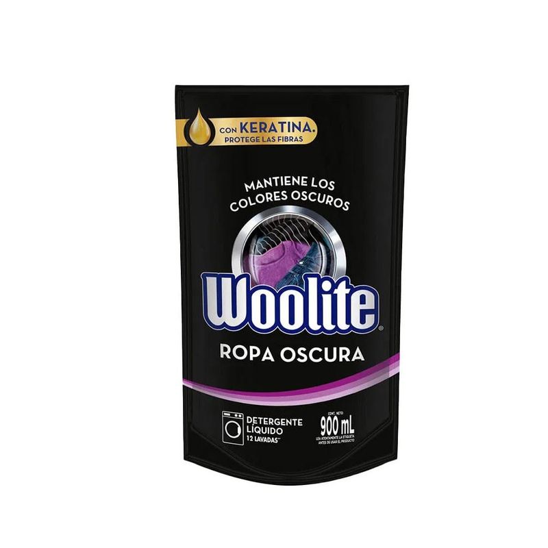 WOOLITE - Detergente Liquido Woolite Ropa oscura 900ml