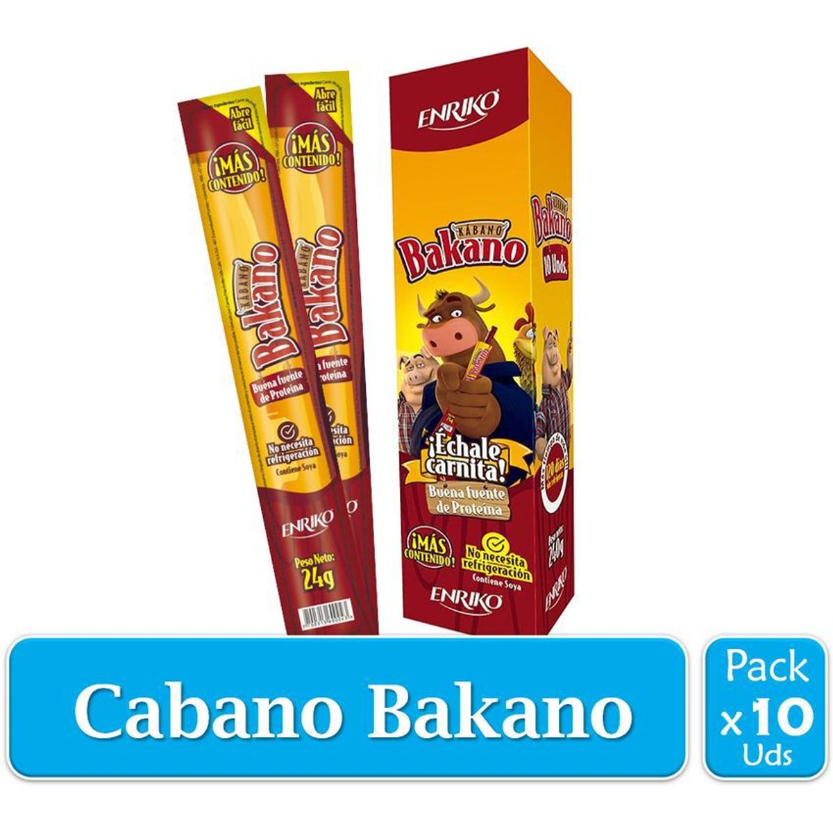 BAKANO - Cábanos caja x 10 unidades bakano