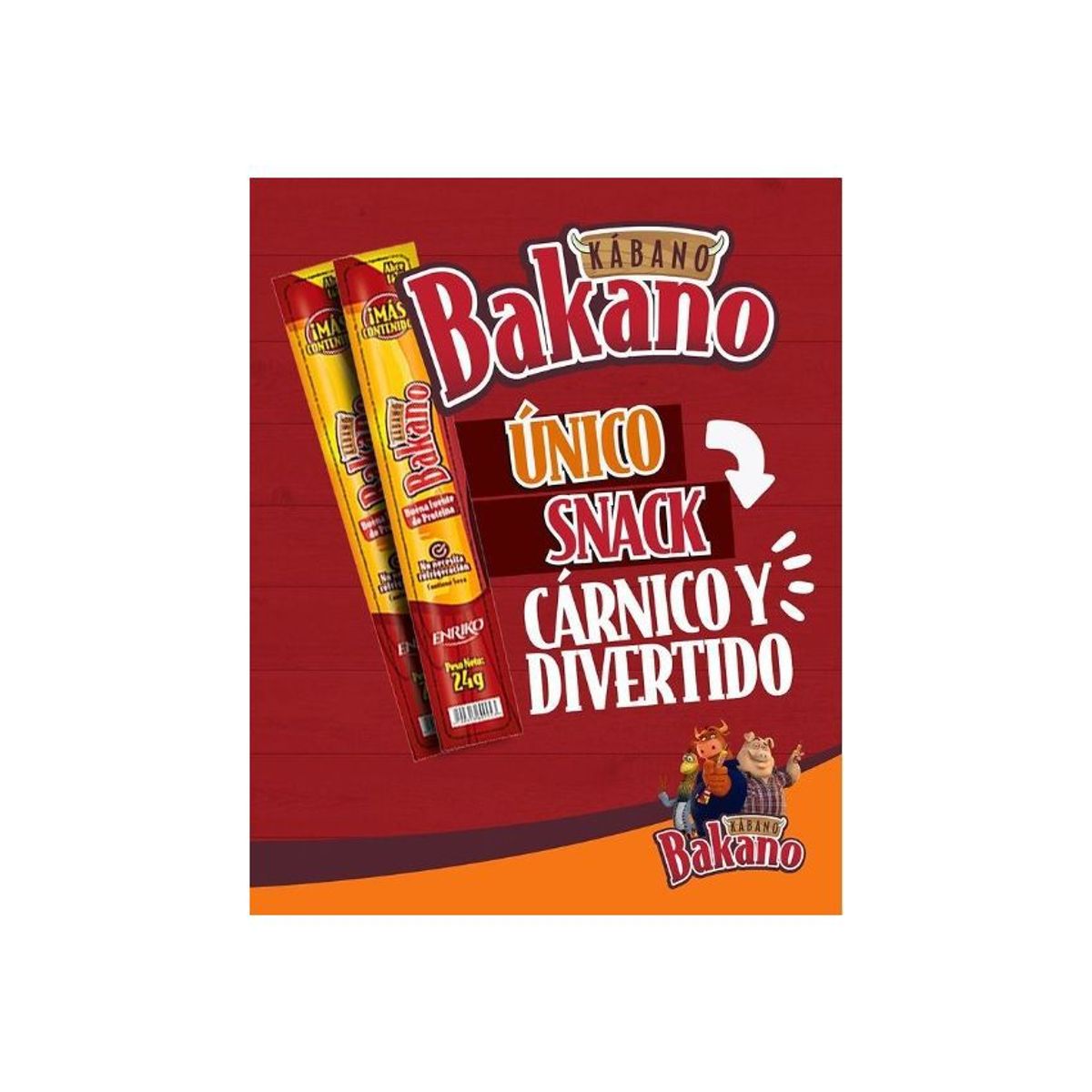 BAKANO - Cábanos caja x 10 unidades bakano