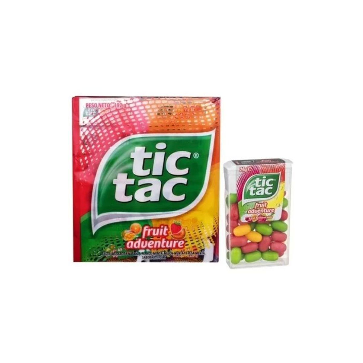 FERRERO ROCHER - Pastillas tic tac sabor fruit adventure x 12 unidades