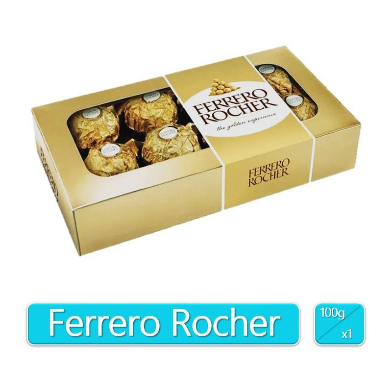 FERRERO ROCHER - Chocolates ferrero rocher estuche regalo x 8 bombones
