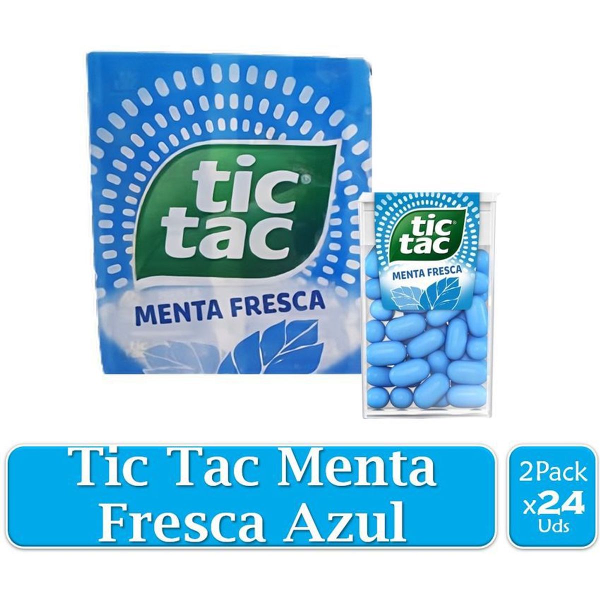 GENERICO - Tic tac menta fresca x 24 cajitas