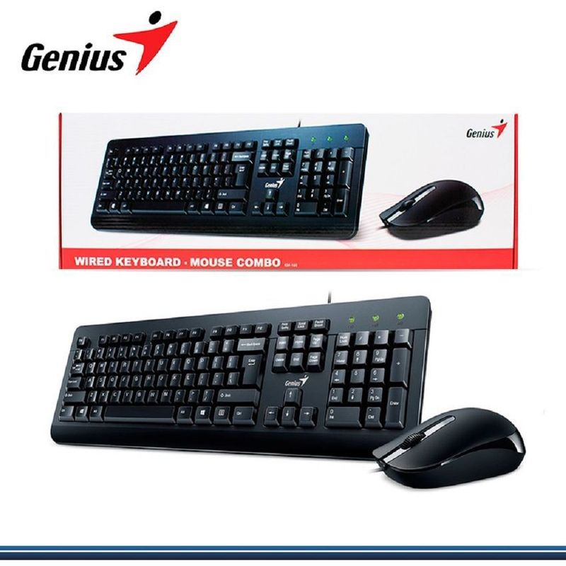 GENIUS - Combo teclado mouse genius km-8101 inalambrico neg