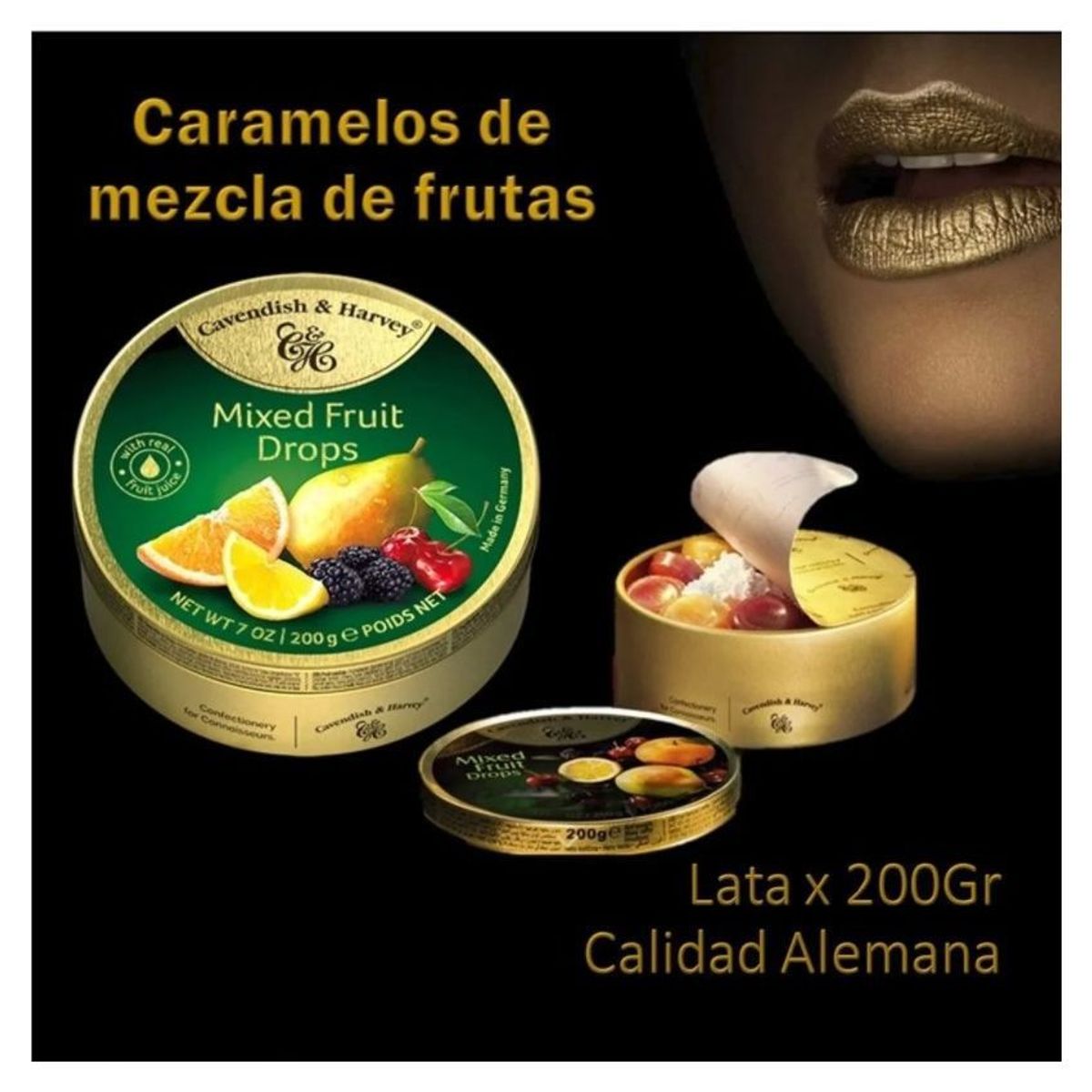 HARVEYS - Dulces finos frutales cavendish  harvey 175gr