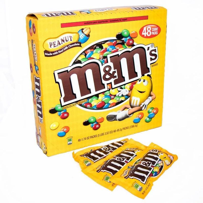 GENERICO - Chocolates mym peanut caja x 48 sobres