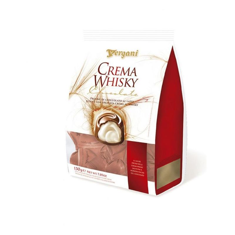 VERGANI - Bombones de chocolate con crema de whisky vergani 130 gr