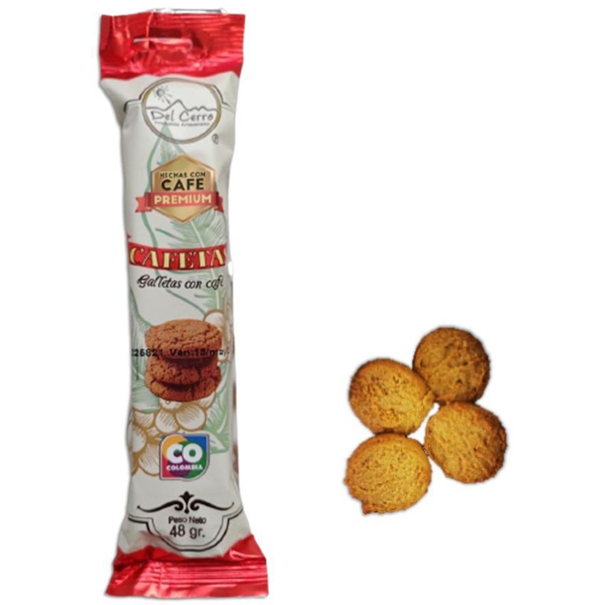 DEL CERRO - Galletas con café cafetas del cerro caja x10 uds